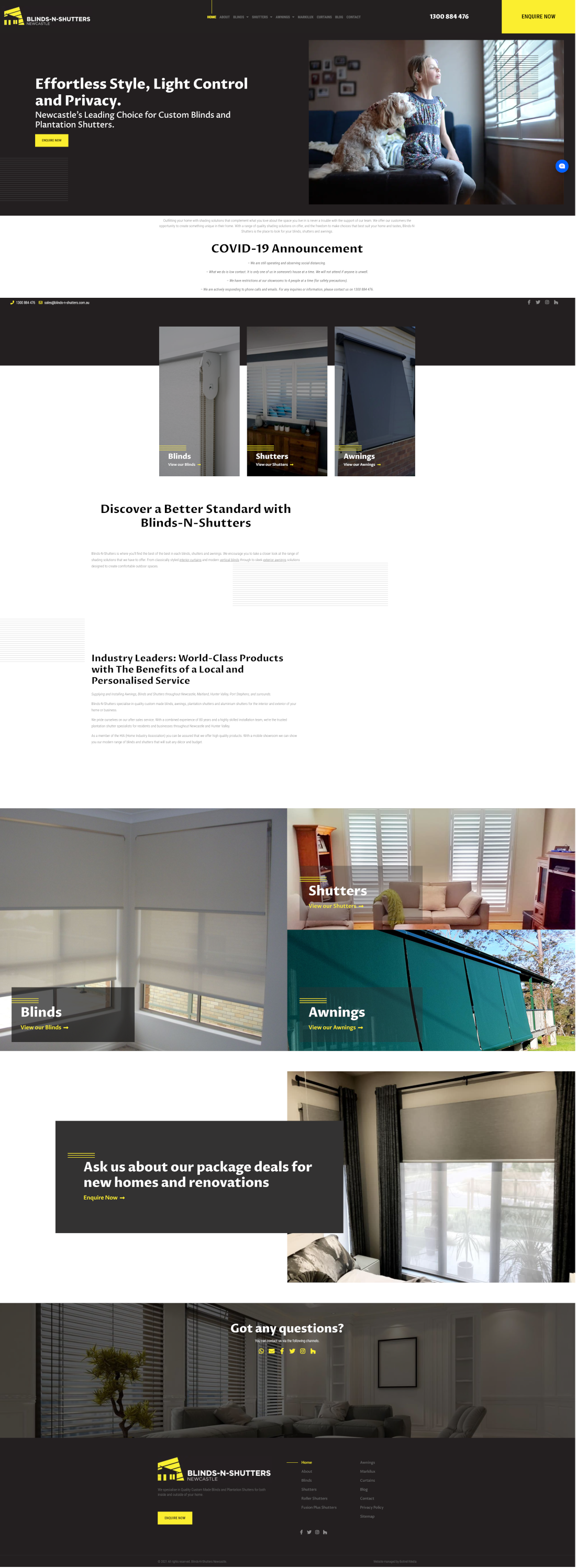 blinds-n-shutters full homepage