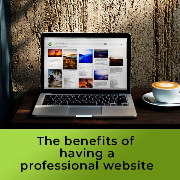 The benefits of having a professional website
